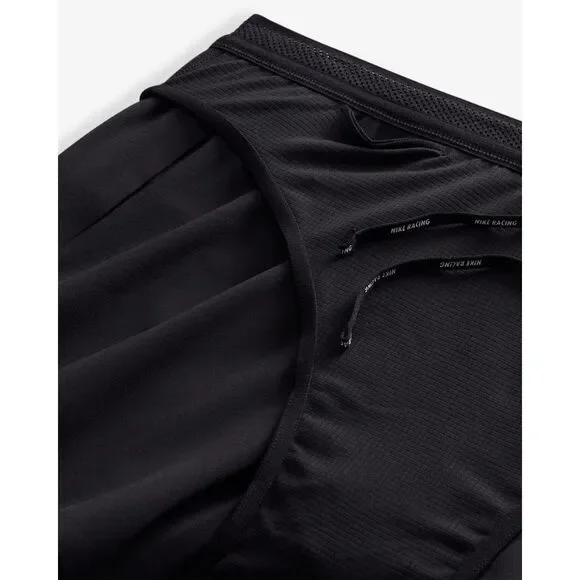 Nike AeroSwift Dri-FIT ADV 4 Brief-Lined Running Shorts Black Small